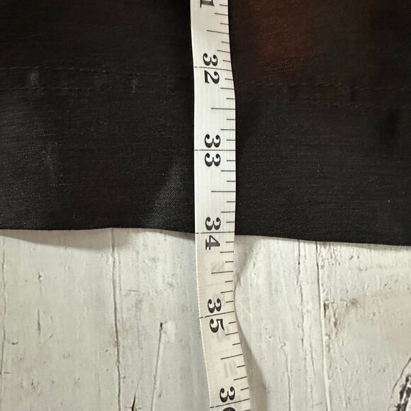 AJE Black Onyx Mimosa Cutout Mini Linen Blend Dress Size AU 6  US 2 XS - Picture 10 of 14